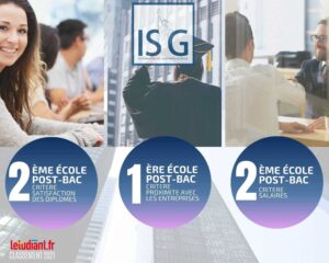 L'ISG au classement des grandes écoles