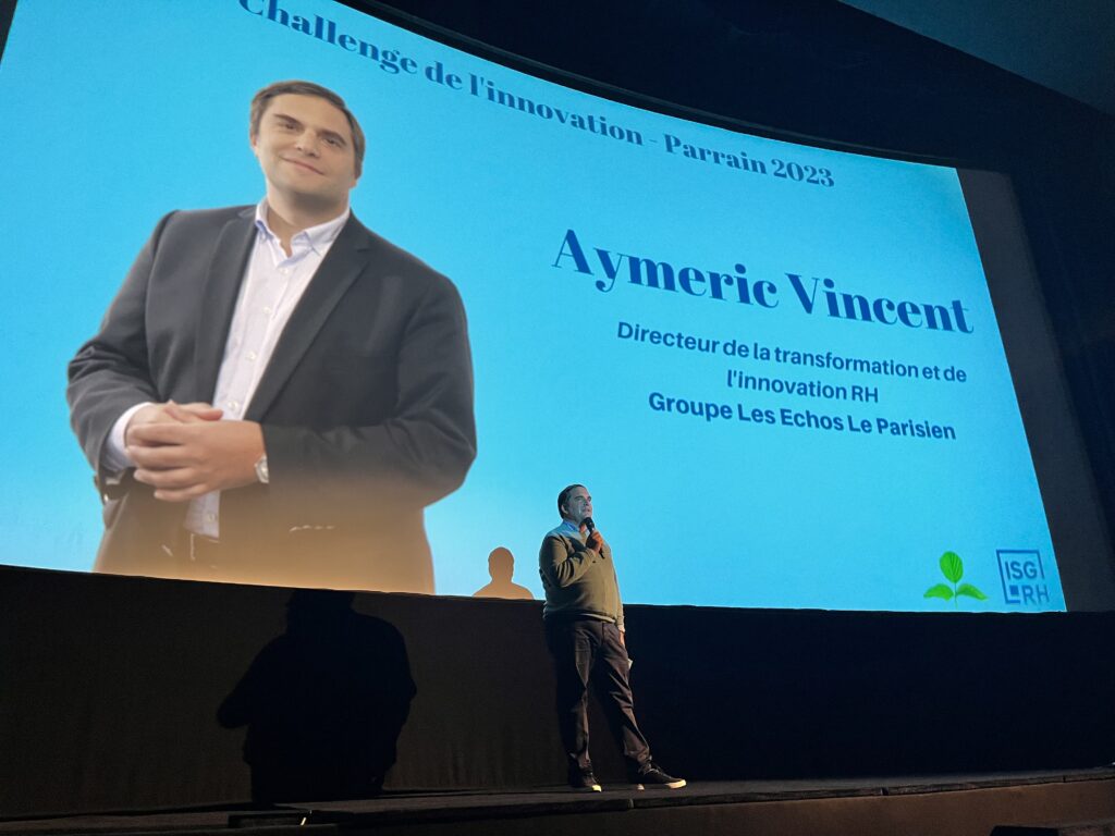 Aymeric Vincent Parrain du challenge de l'innovation 2023